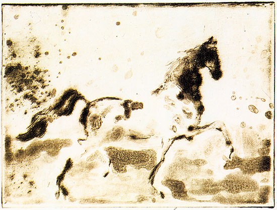 Leroy Neiman Easter Steed